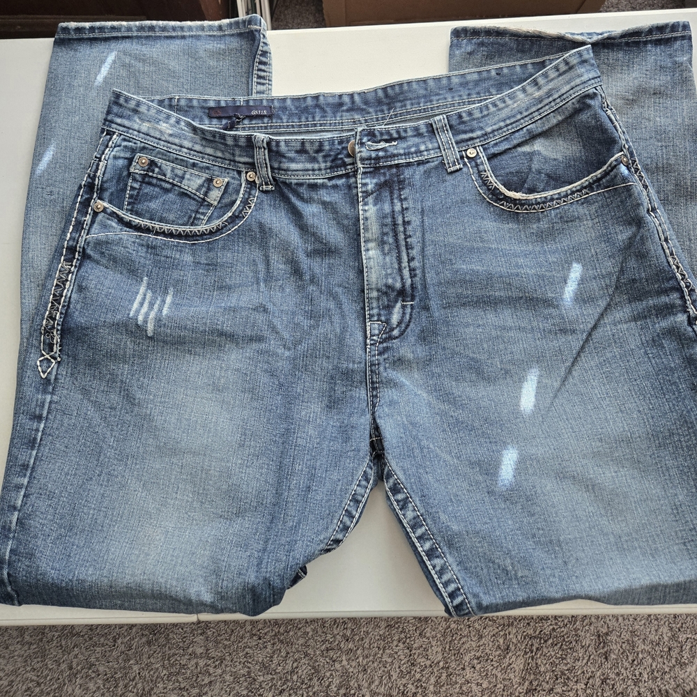 Classic Denim Relaxed Fit Jeans 42x33